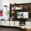 Walnut and Rialto Oyster TV Unit