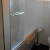 Pure Over Bath Shower Screen With Integrated Towel Rail