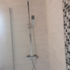 Scudo LINEAR Square Thermostatic Mixer Shower Drench Head And Kit