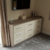 Luxury Bedroom Installation With CROWN LOCANO Oyster & Urban Oak