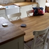 Luxury Fitted Kitchen Solid Oak Breakfast Bar & Seating Area