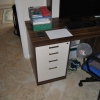 Crown Oyster Gloss & Walnut LifeSpace Office Furniture