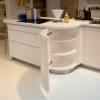 Schuller ALEA Crystal White Rondo End Base Unit